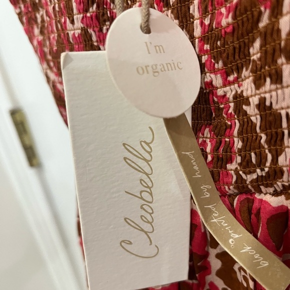 Cleobella Zahara NEW Ankle Dress Aurora Paisley Dress large Retail $268 - Picture 5 of 7